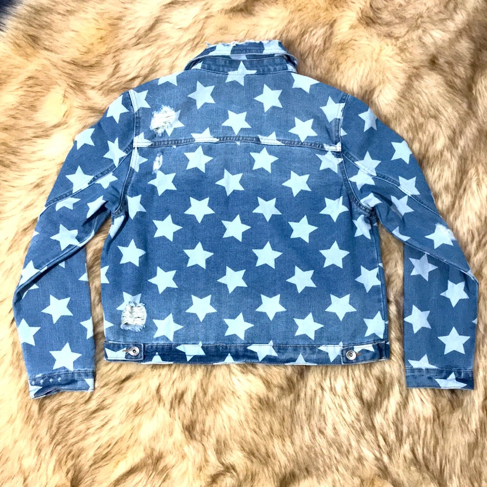 ⭐️Western Star Print Denim Jacket - Picture 4 of 4